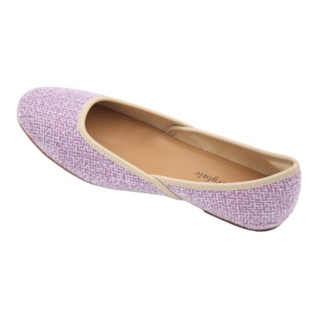 Lavender color comfortable ballet flats