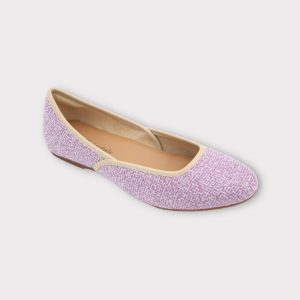 Lavender color comfortable ballet flats