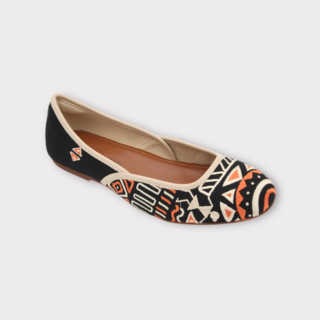 Most comfortable jutti khussa Warli painting ballet flats