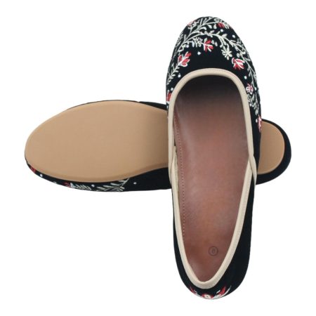 Black-flats-white-vine-embroiderey