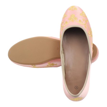 Rose Gold Ballet flats