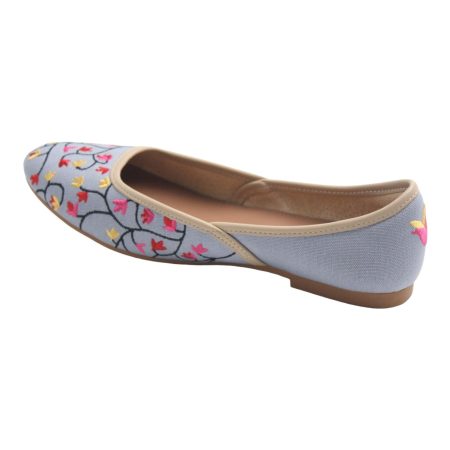 Gray Blue ballet flats